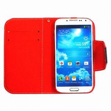 Hot Selling Flip Cover for Samsung 9500, with Good Quality, PC + PU Material