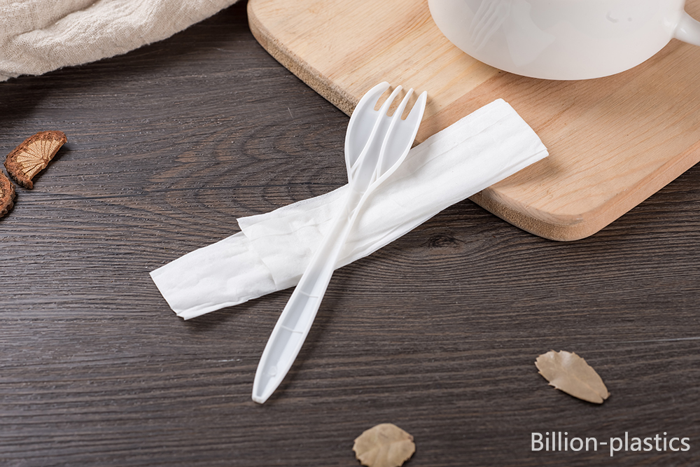 Food Grade PP Plastic Napkin Fork