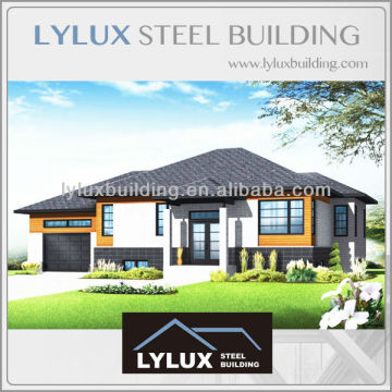 Prefabricated/prefab house building,luxury panel house
