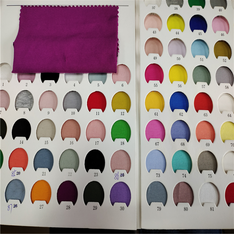 Tissu tricoté 100 % coton 100% cotton Knitted Fabric