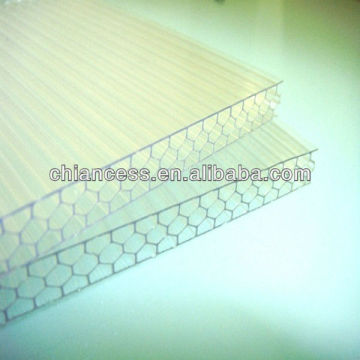 PC Transparent Polycarbonate Microcell/Honeycomb Hollow Sheet