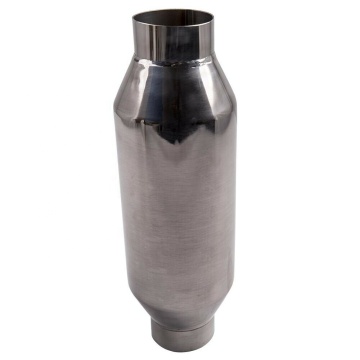 Universal 2.5 Inch Inlet Outlet Exhaust Mufflers Resonator Stainless Steel