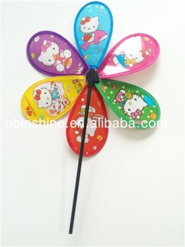 Cute cartoon flower shape windmill