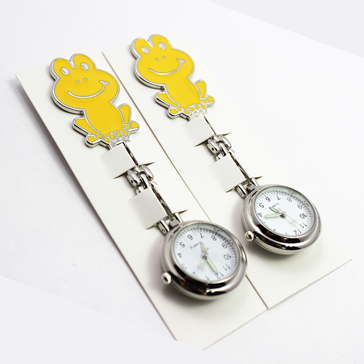 Fashion Yellow Metal Nurse Watch