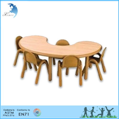 School set Montessori Student wooden Kids study table chair