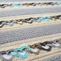 Hochwertige Baby Crochet handgemachte Decke