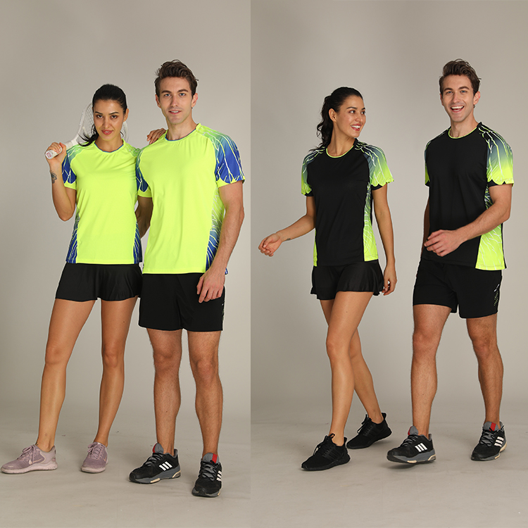 2021 Camisa de tênis Polyster Workout Roupas Faça seu próprio logotipo Mulheres Jersey de tênis