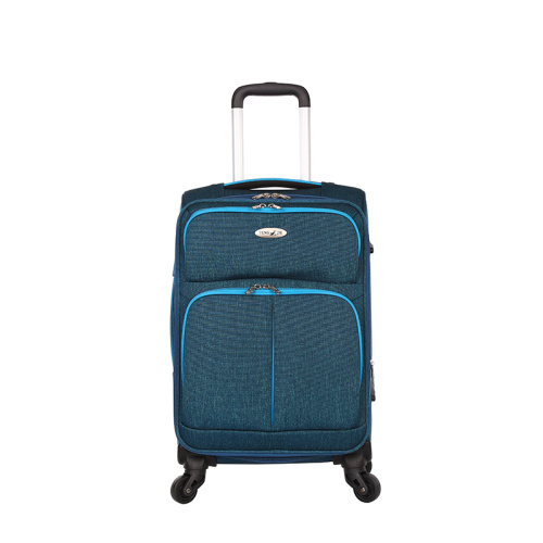 comfort handle fabric trolley bags convenient luggage case