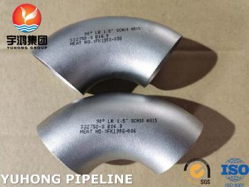ASTM A815 S32750 Butt Weld Duplex Pipe Fitting