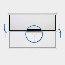 Professional Drop-Down 100 Inch Manual Projection Screen