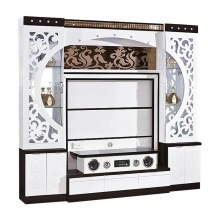 2024 Contemporary Trade Show Marble Floor Set: Table, Cabinet, Wandmeubel, Universal Furniture TV Stand