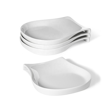 Ceramic White Spoon Holder for Kitchen Hotel