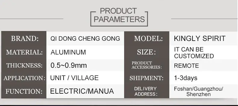 Automatic Retractable Gate with Circular Hole Folding Screen Stainless Steel