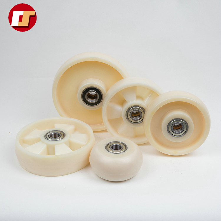 Durable Heavy Duty Nylon Wheel with Ribs N200*50