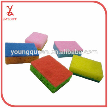 QJB10 colorful chaos hole sponge square sponge scouring pad to / sponge scouring cloth /cleaning cloth