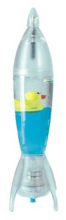 Rocket-Shaped Liquid Pen with Attractive Floater Inside