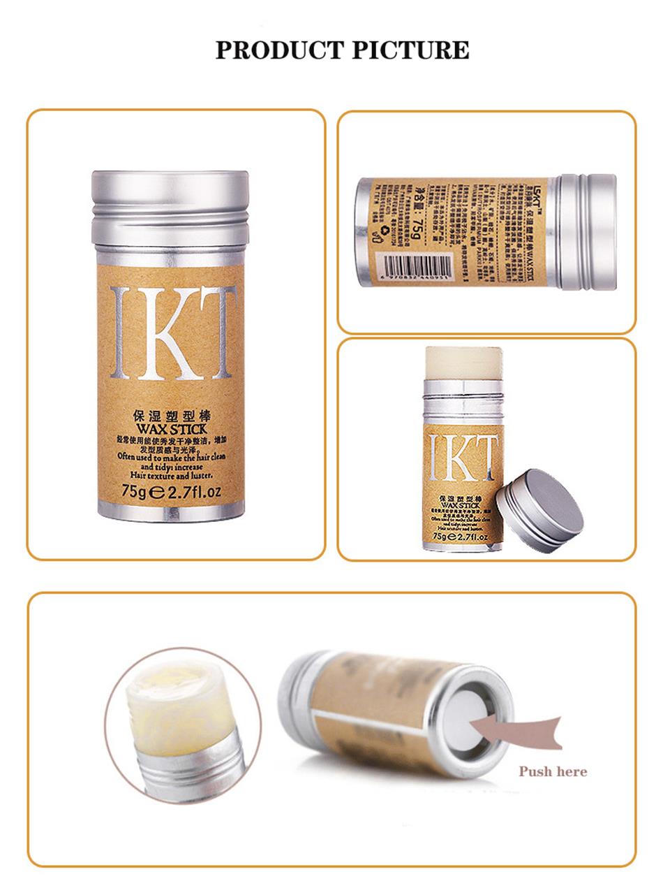 Custom Private Label Hair Mini Edge Wax Glue Stick with Scent for Wigs Strong Hold Waxing Sticks for Hair
