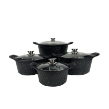 16PCS Diamond Coating Cookware Sets