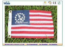 high end quality USA Golf flag / golf hole flags / Nylon golf flag pin/ Embroider customized logo flags