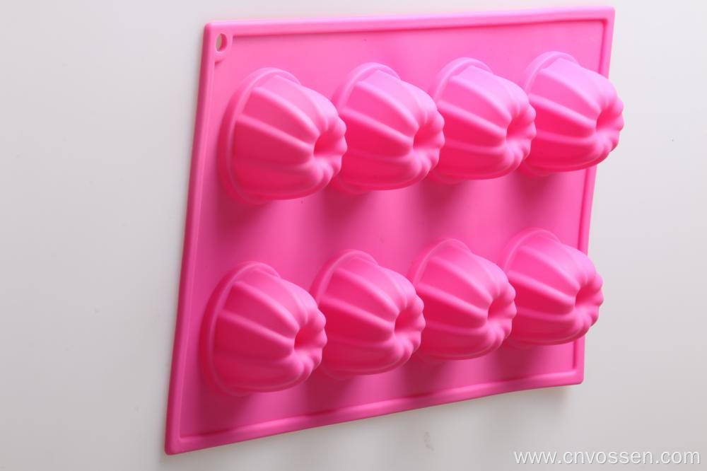 8 Cavity Flower Shaped Fondant Cake Pan