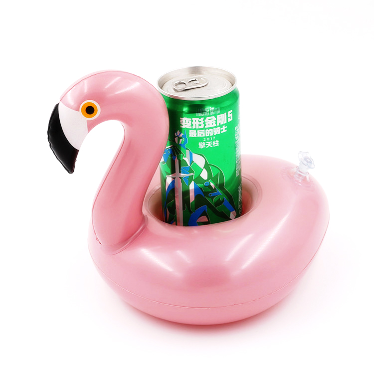 Inflatable Flamingo पेय धारकों सेट पूल पेय तैरता है