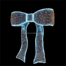 3D LED Bow Ribbon Street Decorations for Christmas Festivals