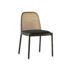 Modern Solid Wood Dining Chair Kora CaneBlackHomeDiningChair
