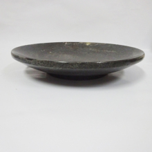 Black Marble Fruit Bowl Flatter