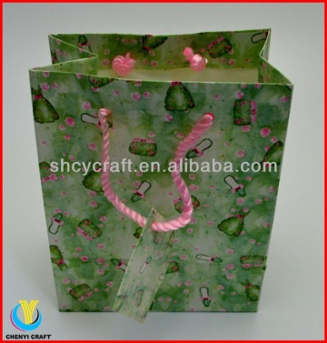 custom printed paper shopper bag