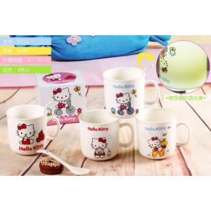 Hola Kitty café taza con cuchara