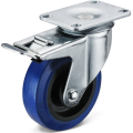 flat plate swivel Trolley Casters