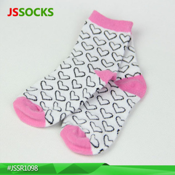 Little Girl Socks with Heart Pattern New Design Children Socks