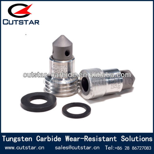 Tungsten carbide/cemented carbide alloy sandblasting angle nozzles