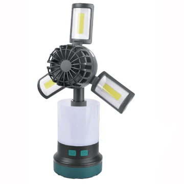  rechargeable hand carry LED camping lantern with fan 