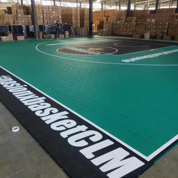 Indoor dan outdoor portabel portabel non-slip multi-guna floor lapangan olahraga plastik lapangan basket ubin lantai