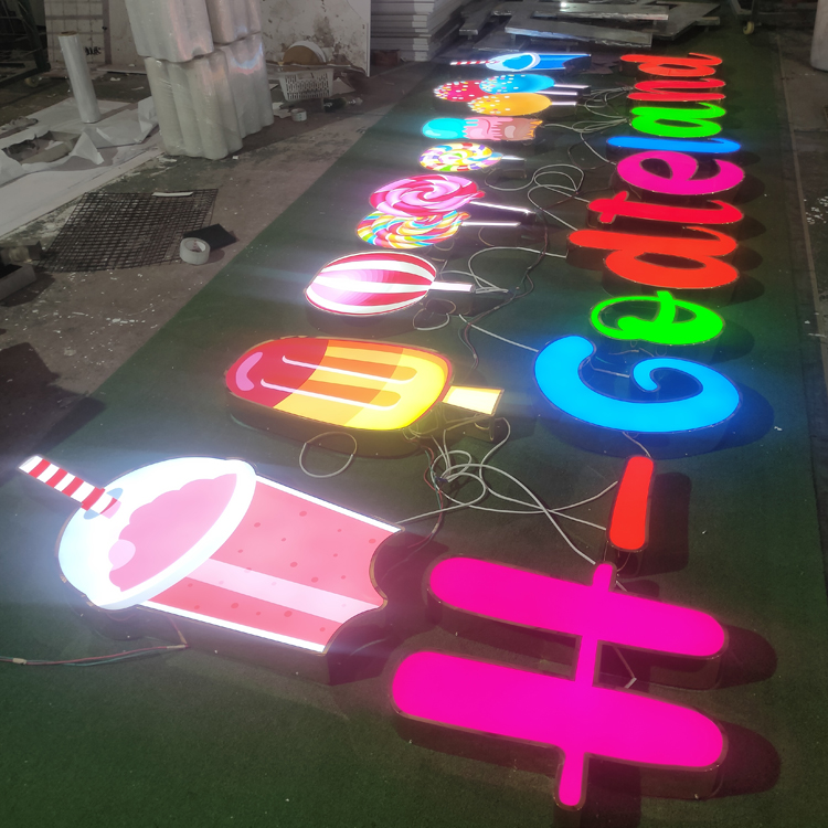 High Quality Outdoor Wall Mounted 3d Led Signage Business Sign Acrylic Channel Letter