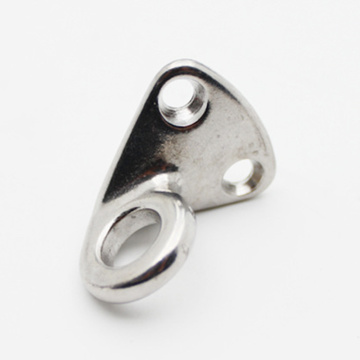 Marine Yacht Hardware 316 Stainless Steel Closed Type Polished Pad Eye Fender Hook