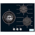 Black Gas Cooktop With 4 Burners