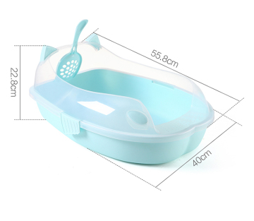 Open Top Cat Litter Box  with Scoop