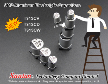 Suntan New SMD Aluminum Electrolytic Capacitors