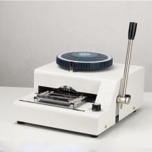 PVC Card Embossing Machine 68 Character Manual Label Embosser