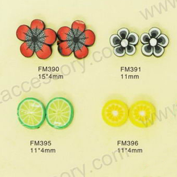 Fruit Flower Fimo Loose Bead Ploymer Clay Beads