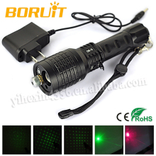 Hot-selling Focusable GREEN RED Laser Torch Light