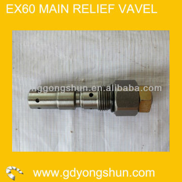 EX60 main relief valve main control valve