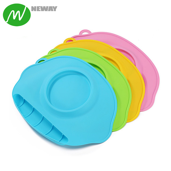 Silicone Suction Bowl Kids Placemat For Baby