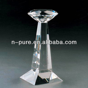 Blank Imitation Crystal Diamond Trophy