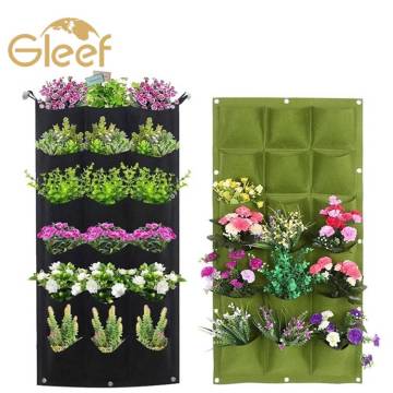 felt Flower Pots Vertical Planter bags