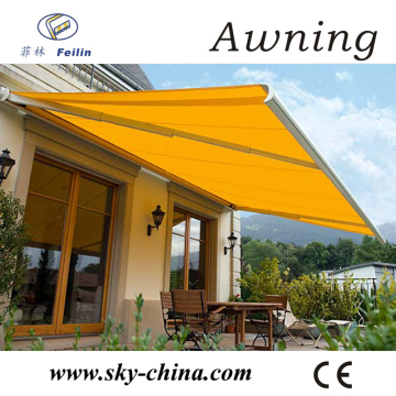 Retractable awning outdoor sun awning