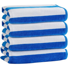 100% cotton oversized cabana stripe beach towel