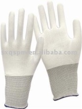 13G white nylon glove liner